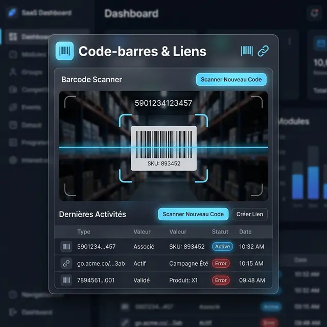 Code-barres & Liens